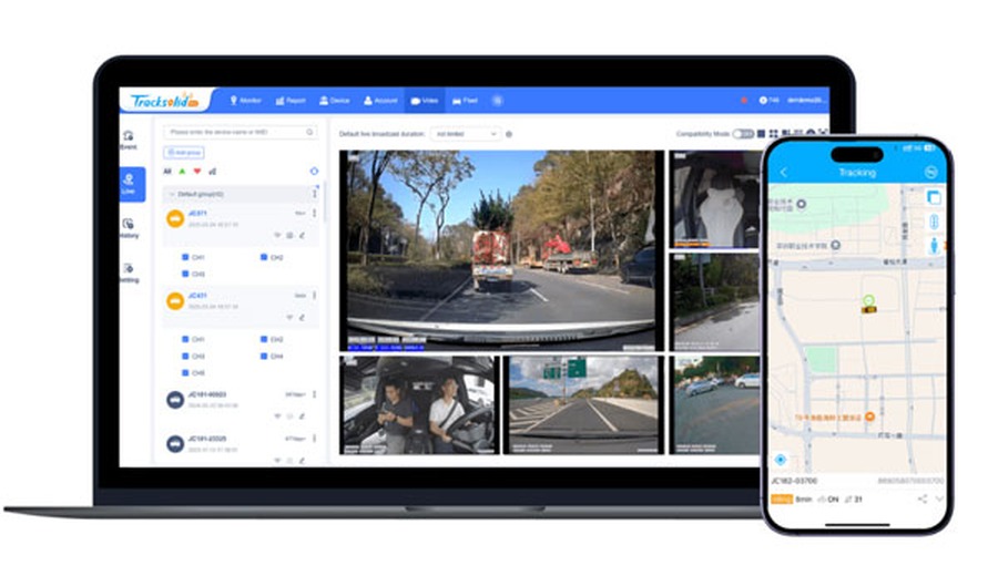ระบบดู Live Video และ GPS Online